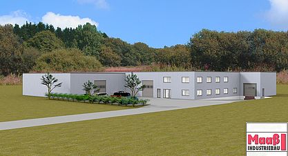 Neubau einer Lagerhalle in Detmold