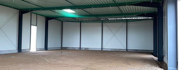 Neubau einer Lagerhalle in Steinheim - Bergheim