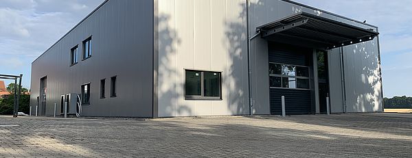Neubau Produktionshalle mit Sozialtrakt in Leopoldshöhe