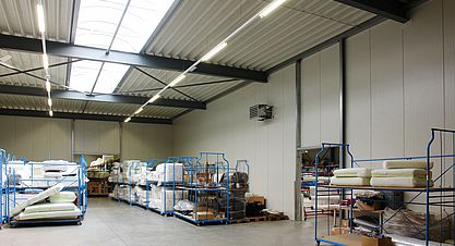 Neubau einer Produktionshalle für Sitzmöbel in Sennelager