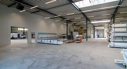 Neubau einer Produktions- u. Lagerhalle