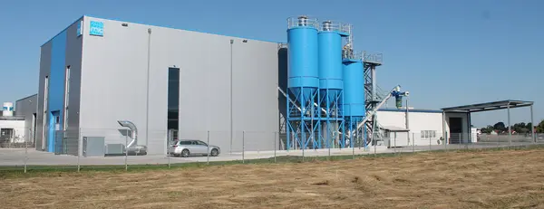 Produktionshalle für Betonzusatzmittel